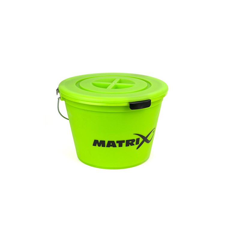 LOT AMORCAGE BAIT BUCKET SET LIME MATRIX