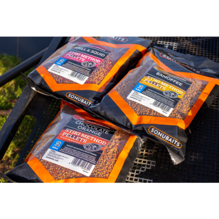 PELLETS STIKI METHOD PELLETS KRILL & SQUID 2 MM SONUBAITS