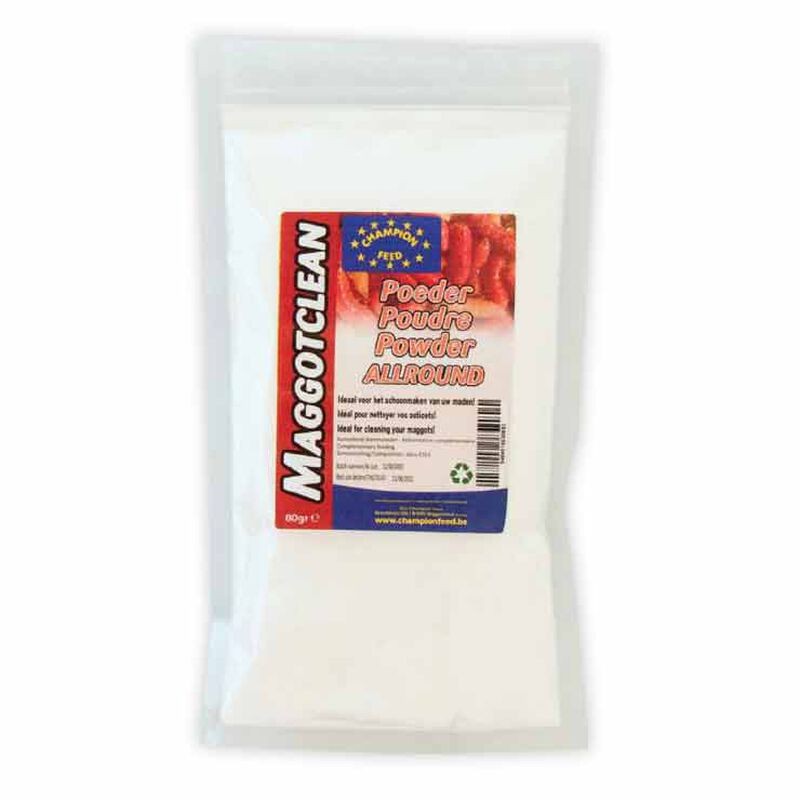 NETTOYANT ASTICOTS POUDRE MAGGOTCLEAN CHAMPION FEED NETTOYANT ASTICOTS POUDRE MAGGOTCLEAN CHAMPION FEED