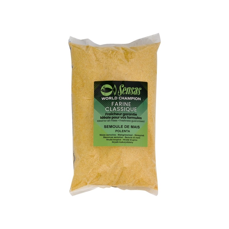 FARINE CLASSIQUE SEMOULE DE MAÏS POLENTA SENSAS FARINE CLASSIQUE SEMOULE DE MAÏS POLENTA SENSAS