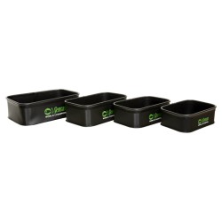 LOT DE 5 BACS RIGIDES EVA BAIT BOX 4 EN 1 SENSAS