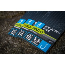 HAMEÇON MONTÉ MXC-3 BAYONETS 10CM BOILIE PIN RIGS MATRIX