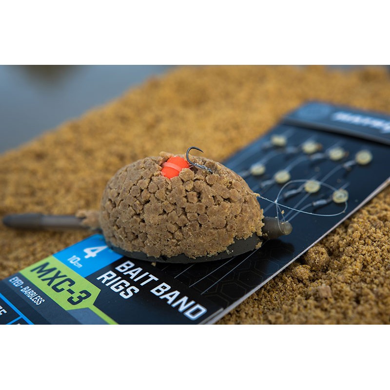 HAMEÇON MONTÉ MXC-3 BARBLESS 10 CM BAIT BAND RIGS MATRIX HAMEÇON MONTÉ MXC-3 BARBLESS 10 CM BAIT BAND RIGS MATRIX