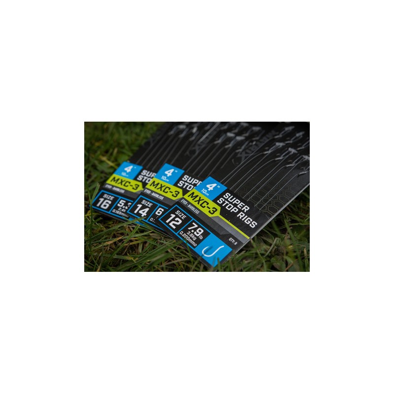 MXC-3 BARBLESS 10 CM SUPER STOP RIGS MATRIX