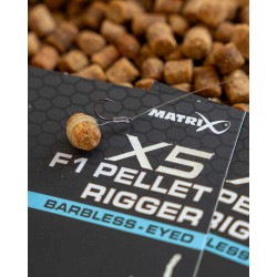 HAMEÇON X5 F1 PELLET RIGER MATRIX