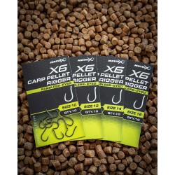 HAMEÇON X6 CARP PELLET RIGGER MATRIX