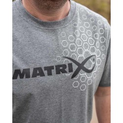 T-SHIRT HEX PRINT GREY MATRIX
