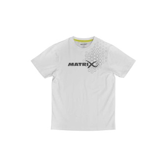 T-SHIRT HEX PRINT WHITE  MATRIX