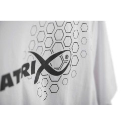 T-SHIRT HEX PRINT WHITE  MATRIX