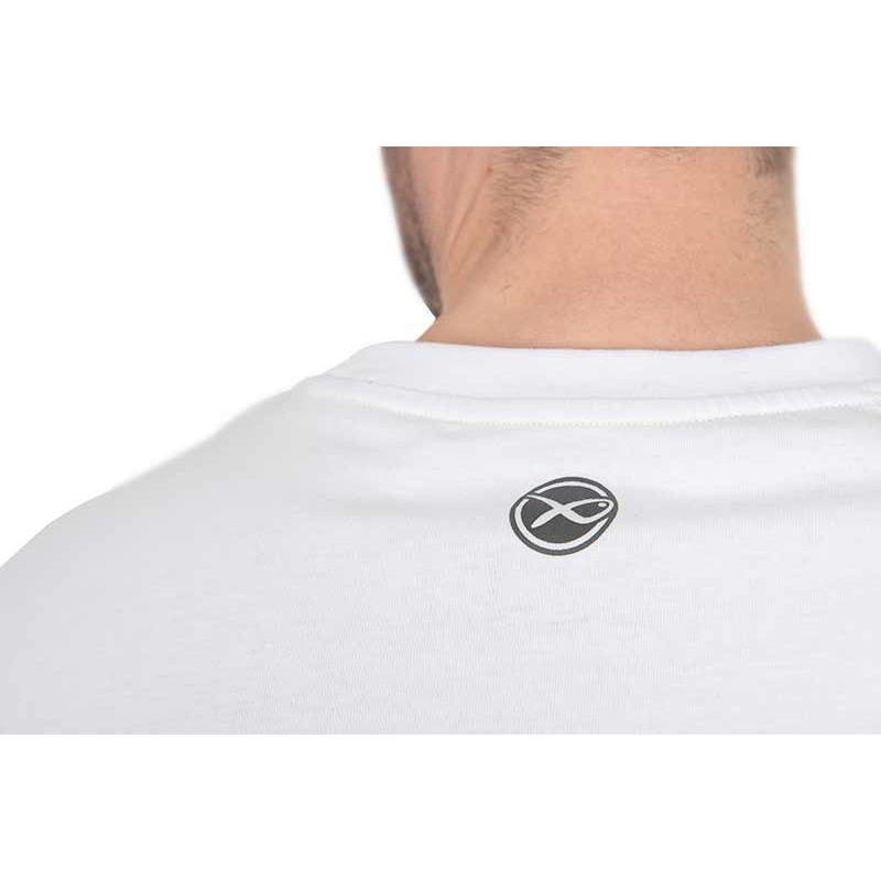 T-SHIRT HEX PRINT WHITE  MATRIX