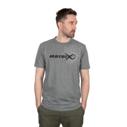 T-SHIRT HEX PRINT GREY MATRIX