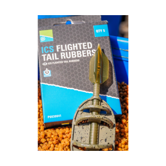 TÉTINE EN CAOUTCHOUC ICS FLIGHTED TAIL RUBBERS PRESTON INNOVATIONS