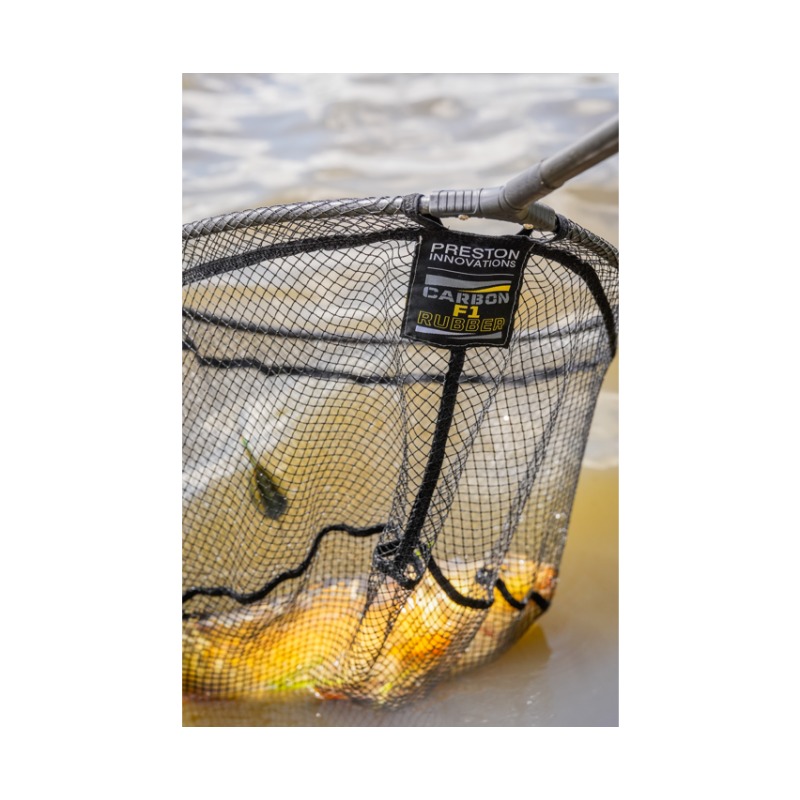TÊTE D ÉPUISETTE CARBON F1 LATEX LANDING NET PRESTON INNOVATIONS