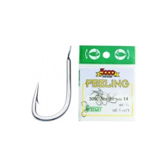 HAMEÇON A PALETTE AVEC ARDILLON 3091 NICKEL SENSAS