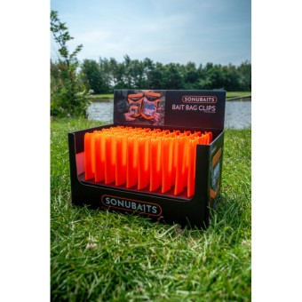 BAG CLIPS BAGUETTE FERMETURE SAC AMORCE ET PELLET SONUBAITS