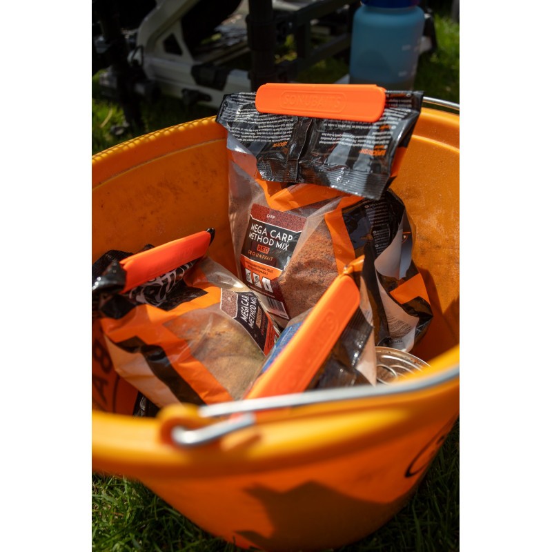 BAIT BAG CLIP FERMETURE SAC AMORCE ET PELLET SONUBAITS