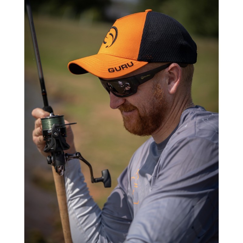 CASQUETTE ORANGE TRUCKER CAP GURU CASQUETTE ORANGE TRUCKER CAP GURU