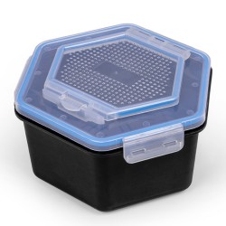 BOITE A ESCHES SECURE LOCK BAIT BOX AND SIEVE ZEBCO