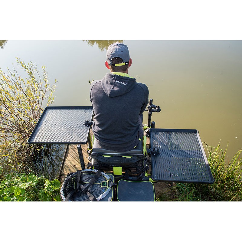 DESSERTE MONOPOINT LARGE  SELF SUPPORTING SIDE TRAYS MATRIX