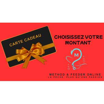 20€ - CARTE CADEAU METHOD&FEEDER ONLINE