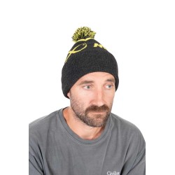 BONNET LIME ET GREY BOBBLE HAT MATRIX