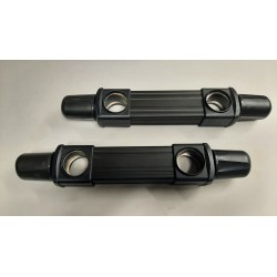 BARRE REPOSE CANNE 7 CRANS+ DEUX BARRES DE LIAISONS 160 MM RIVE