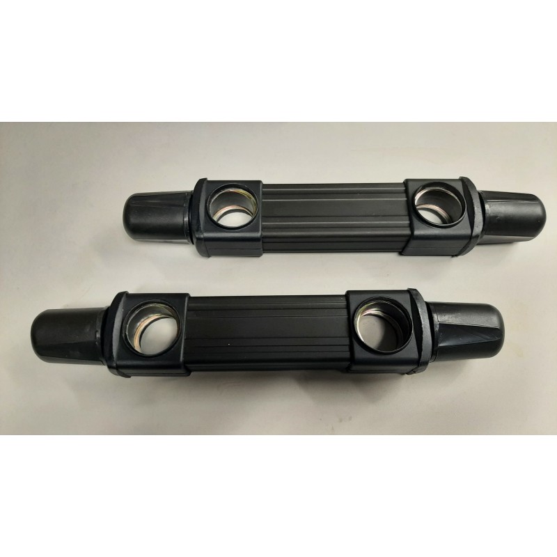 BARRE REPOSE CANNE 7 CRANS+ DEUX BARRES DE LIAISONS 160 MM RIVE