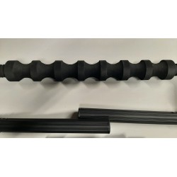 BARRE REPOSE CANNE 7 CRANS+ DEUX BARRES DE LIAISONS 160 MM RIVE