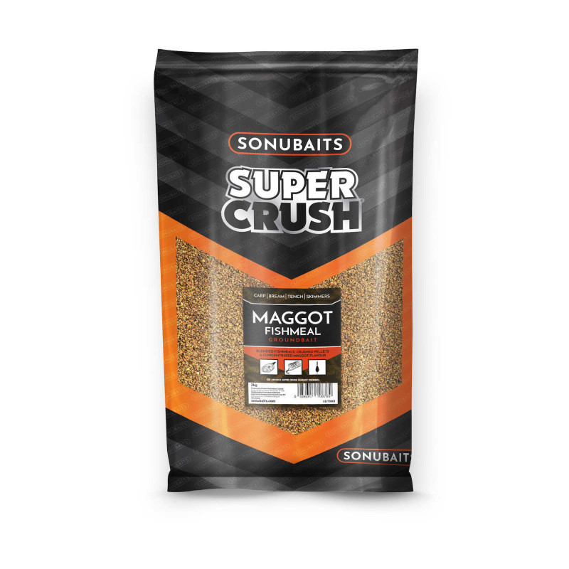 Sonubaits - Amorce Super Crush Maggot Fishmeal 2kg Sonubaits - Amorce Super Crush Maggot Fishmeal 2kg