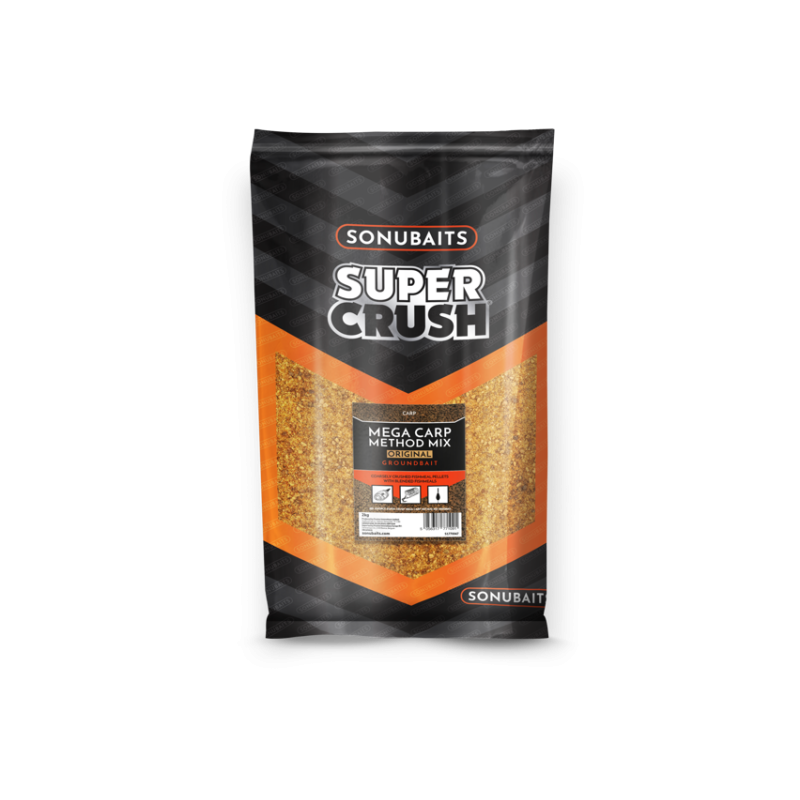 Sonubaits - Amorce Super Crush Mega Carp Method Mix Original 2kg Sonubaits - Amorce Super Crush Mega Carp Method Mix Original 2kg