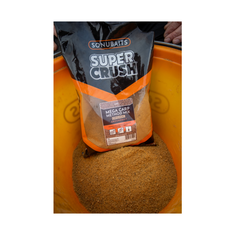 Sonubaits - Amorce Super Crush Mega Carp Method Mix Original 2kg Sonubaits - Amorce Super Crush Mega Carp Method Mix Original 2kg