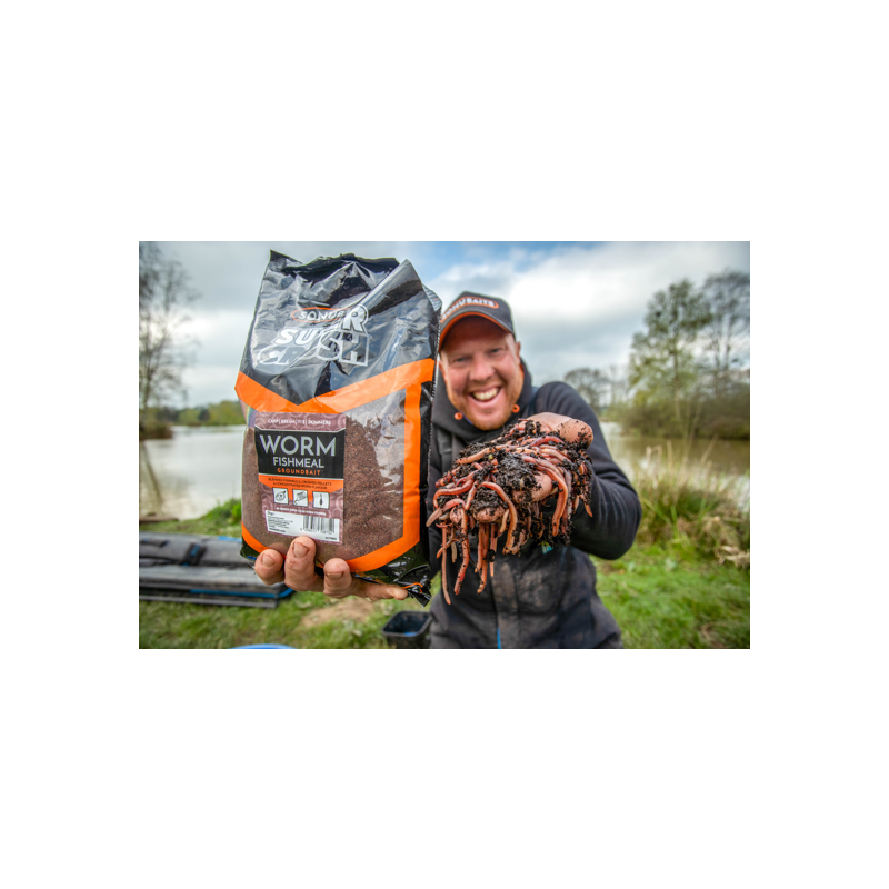AMORCE SUPER CRUSH WORM FISHMEAL 2 KILOS SONUBAITS AMORCE SUPER CRUSH WORM FISHMEAL 2 KILOS SONUBAITS