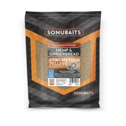 PELLETS STIKI METHOD HEMP GINGERBREAD 2MM SONUBAITS PELLETS STIKI METHOD HEMP GINGERBREAD 2MM SONUBAITS