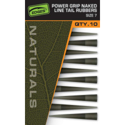 Fox Edges - Power Grip Naked Line Tail Rubbers Size 7 Naturals Fox Edges - Power Grip Naked Line Tail Rubbers Size 7 Naturals