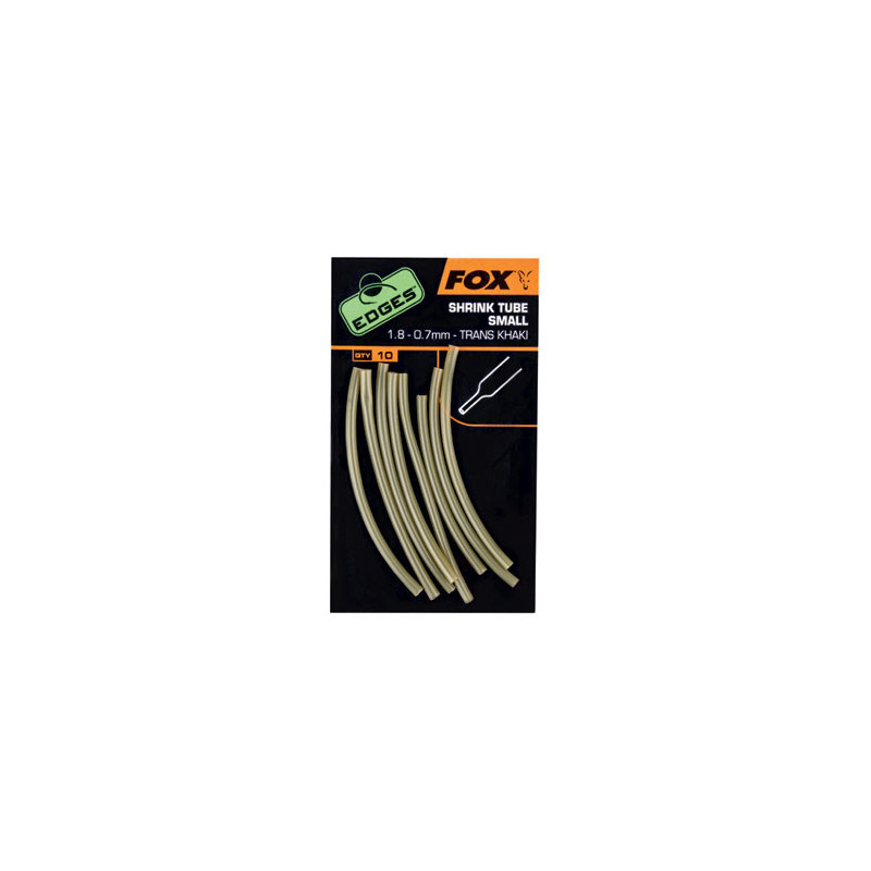 Fox Edges - Shrink Tube Small Trans Khaki Fox Edges - Shrink Tube Small Trans Khaki