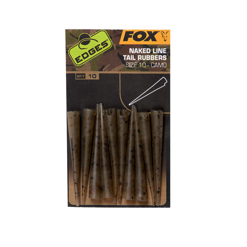 Fox Edges - Naked Line Tail Rubbers Camo Fox Edges - Naked Line Tail Rubbers Camo