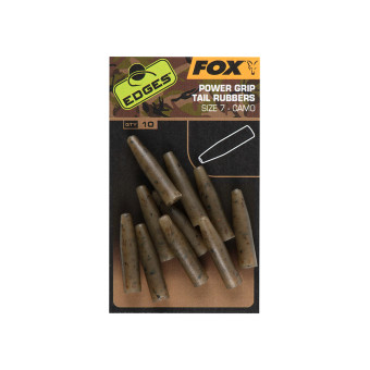 Fox Edges - Power Grip Tail Rubbers Size 7 Camo
