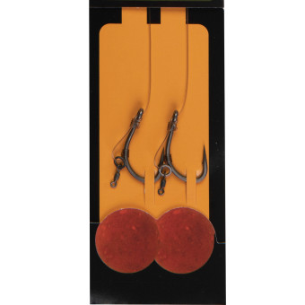 Fox Edges - Bas de ligne montés Curve Short Fluoro D-Rig No 6 20 lb