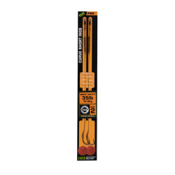 Fox Edges - Bas de ligne montés Curve Short Rigs No 2 35 lb Fox Edges - Bas de ligne montés Curve Short Rigs No 2 35 lb