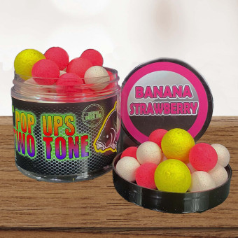 Pro Elite Baits - Pop Ups Two Tone Banana Strawberry Fluo