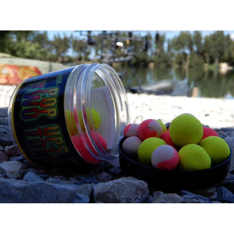 Pro Elite Baits - Pop Ups Two Tone Banana Strawberry Fluo Pro Elite Baits - Pop Ups Two Tone Banana Strawberry Fluo