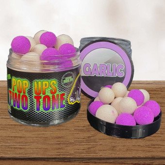 Pro Elite Baits - Pop Ups Two Tone Garlic Fluo