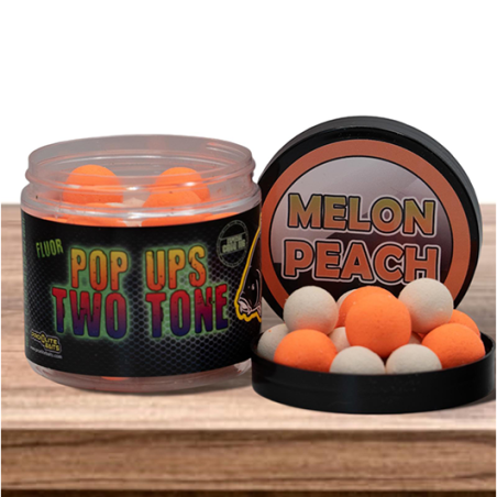 Pro Elite Baits - Pop Ups Two Tone Melon Peach Fluo