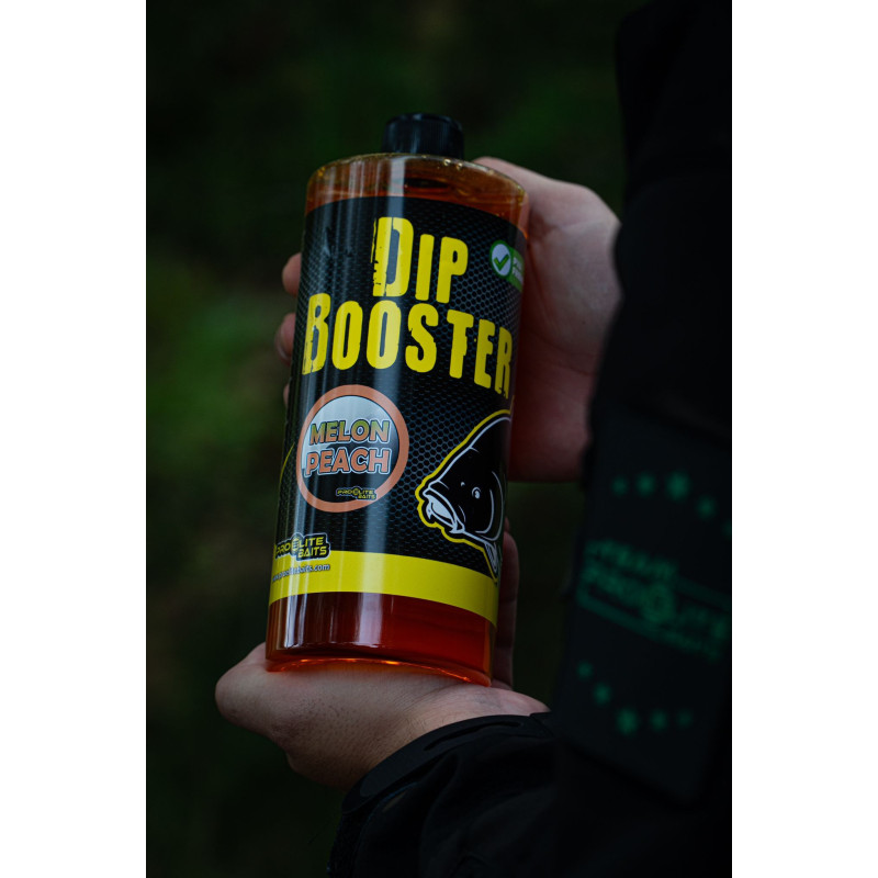 Pro Elite Baits - Additif Dip Booster Melon Peach 1 litre Pro Elite Baits - Additif Dip Booster Melon Peach 1 litre