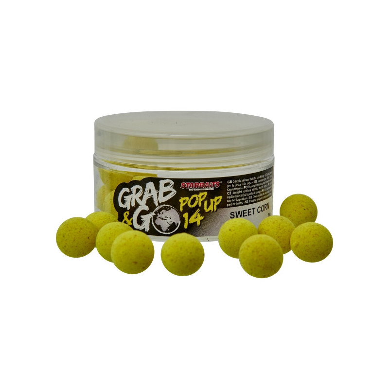 Starbaits - Pop Up Grab and Go Sweet Corn 14mm