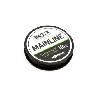 Korda - Nylon Basix Mainline camo green 500m