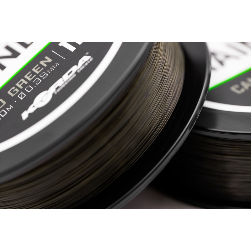 Korda - Nylon Basix Mainline camo green 500m Korda - Nylon Basix Mainline camo green 500m